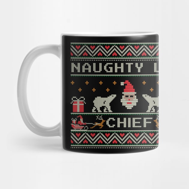 Naughty list chief - ugly Christmas sweater by Kicosh